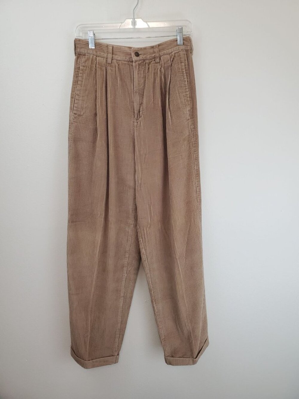 Eddie Bauer women's vintage corduroy cuffed hem pants